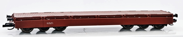 NPE Modellbau NW52055 - TT - Schwerlastwagen Samms-u 454 abgeklappt, DB AG, Ep. V - 1. Betriebsnummer